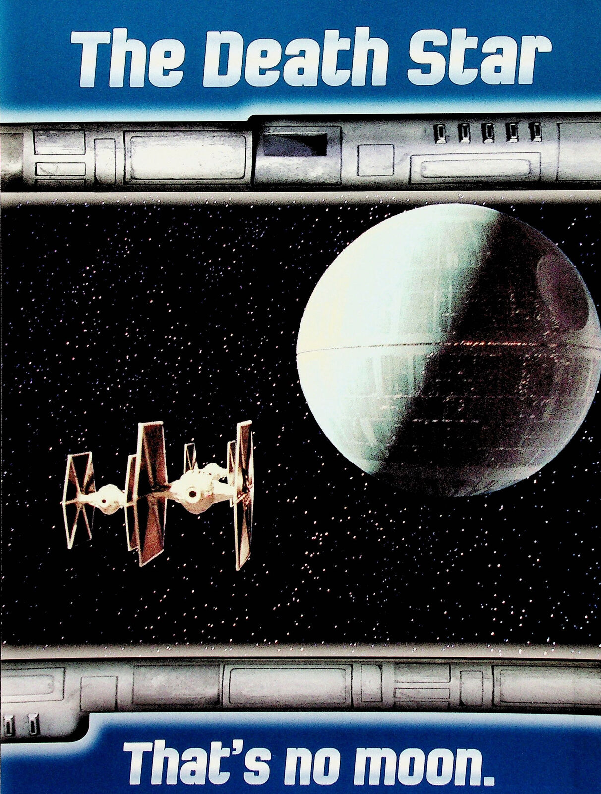 The Death Star - Thats No Moon - Star Wars Mini Poster 8