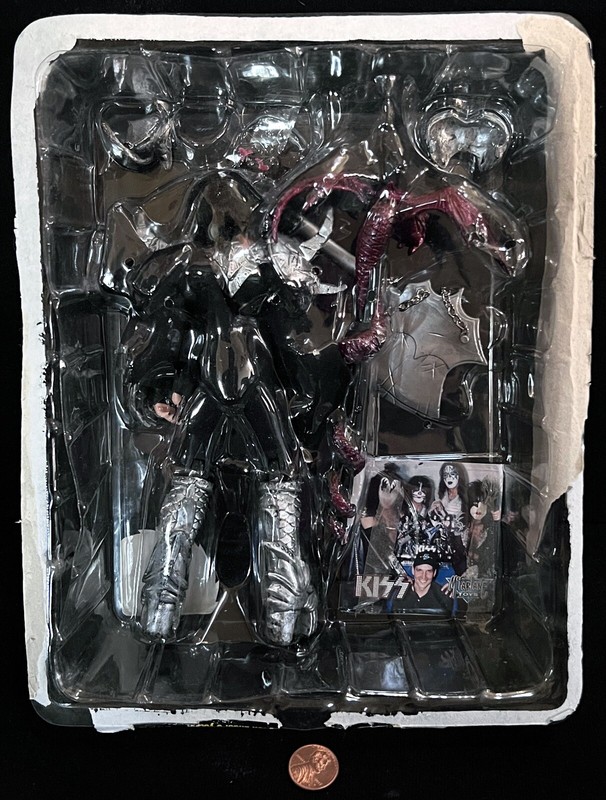 c1997 McFarlane Toys, KISS Action Figure with GOLD Record, GENE