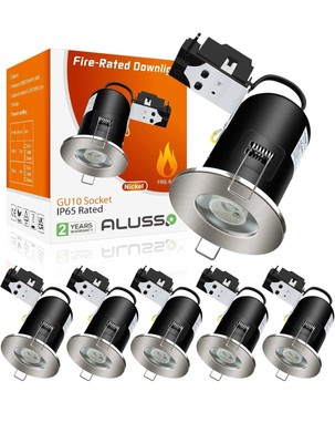 Fire Rated Recessed LED GU10 Flush Ceiling Spot Lights Down lights Modern Mains 