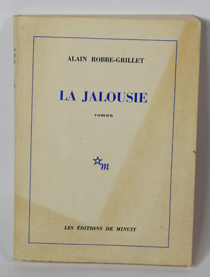 1957 French Book Novel La Jalousie Alain Robbe Grillet The Jealousy