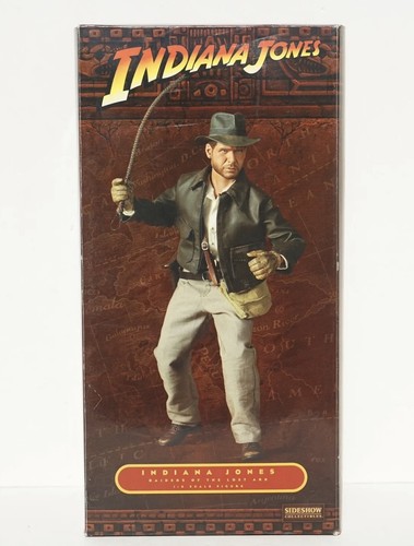 08'SIDESHOW/INDIANA JONES“Ver, RAIDERS” Sideshow Collectibles Indiana Jones Action Figure — NIB
