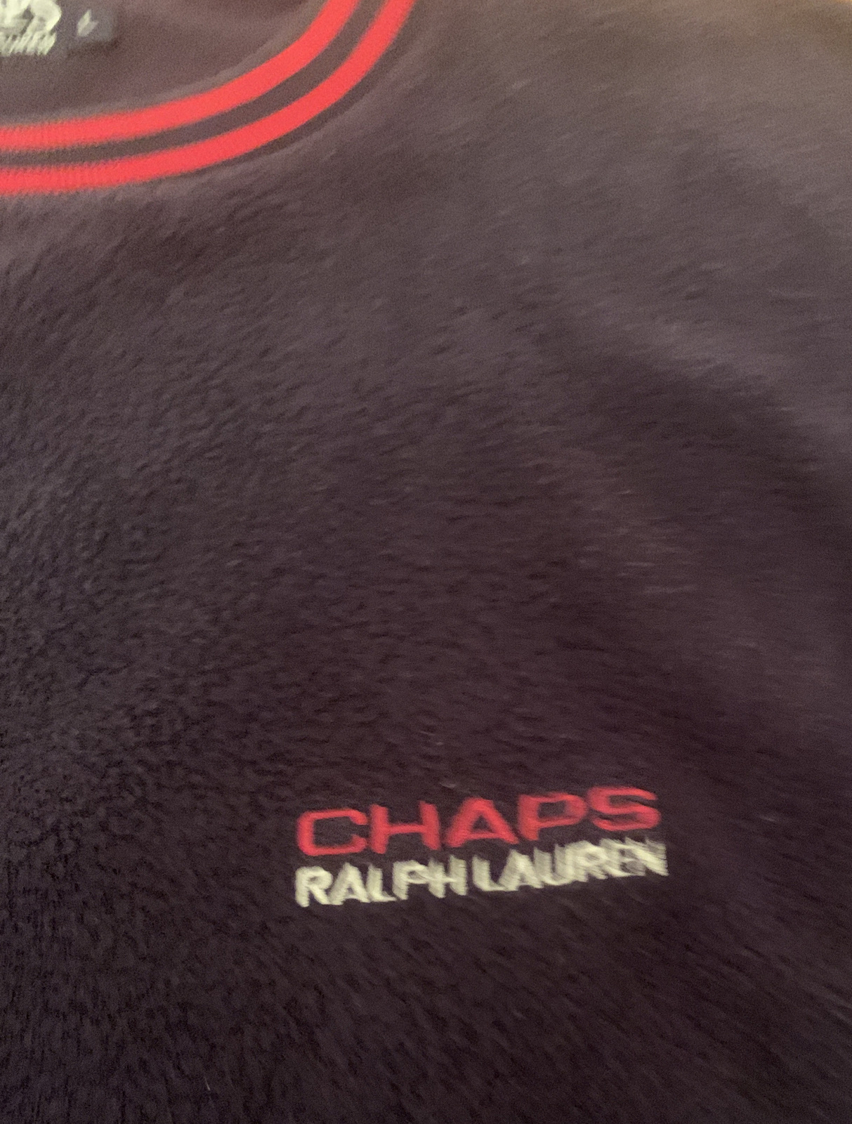 Vintage Chaps Ralph Lauren Blue Red 