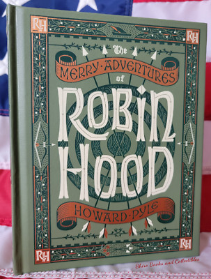 NEW Robin Hood by Howard Pyle Bonded Leather Collectible Hardcover Illustrated