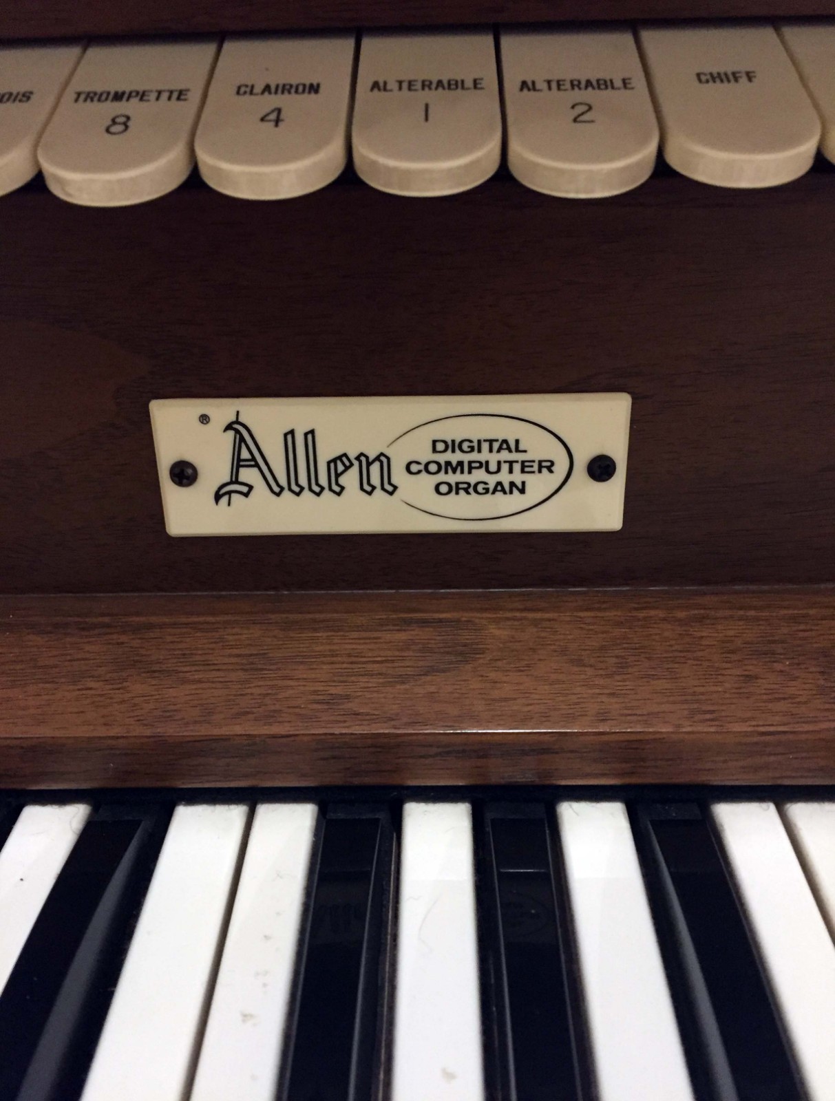 Allen System 301 Manual Digital Organ w/ 2 Speakers & Sub Woofer Purchased 1979