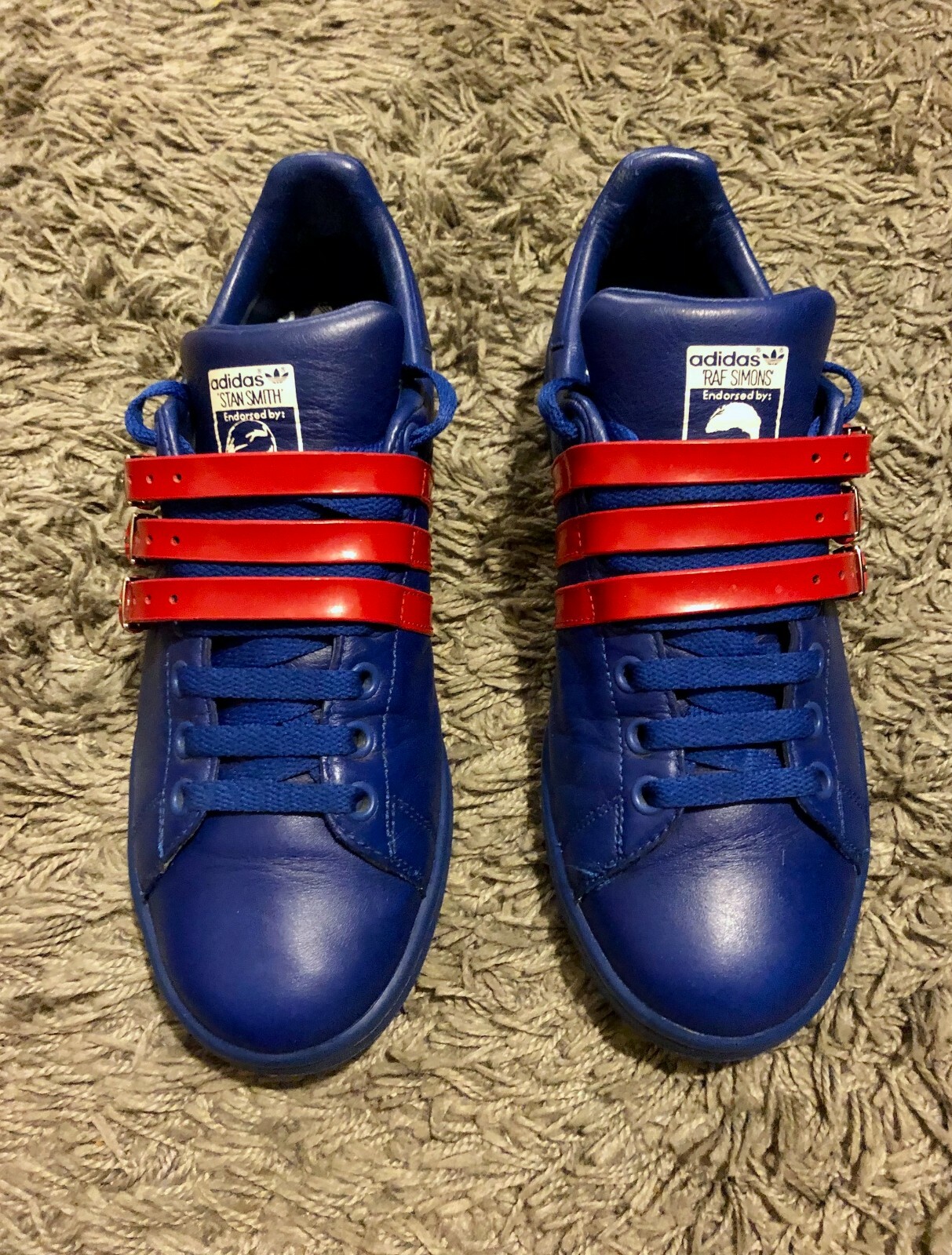 blue raf simons adidas