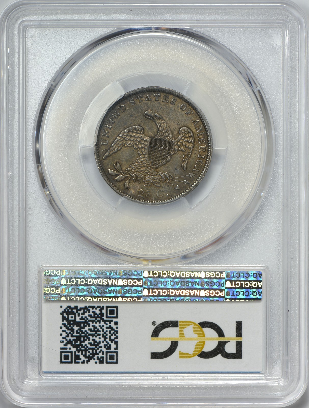 1838 Capped Bust Quarter Dollar PCGS MS62