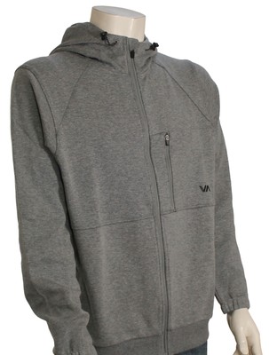 

Толстовка на молнии RVCA Tech Fleece — Athletic Heather — Новинка, Grey