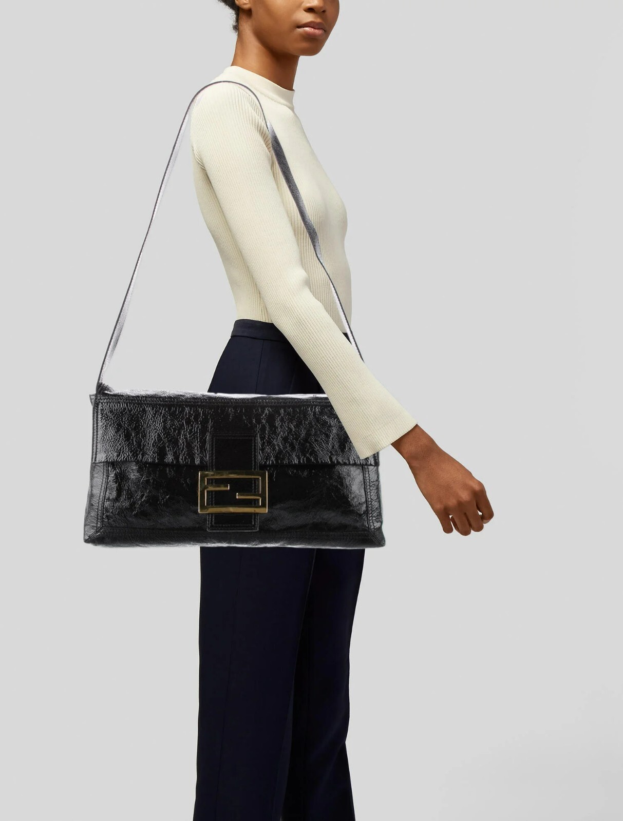 Y2K Fendi Convertible Maxi Baguette (This Bag with the Red Y2K Fendi Convertible Maxi Baguette (This Bag with the Red