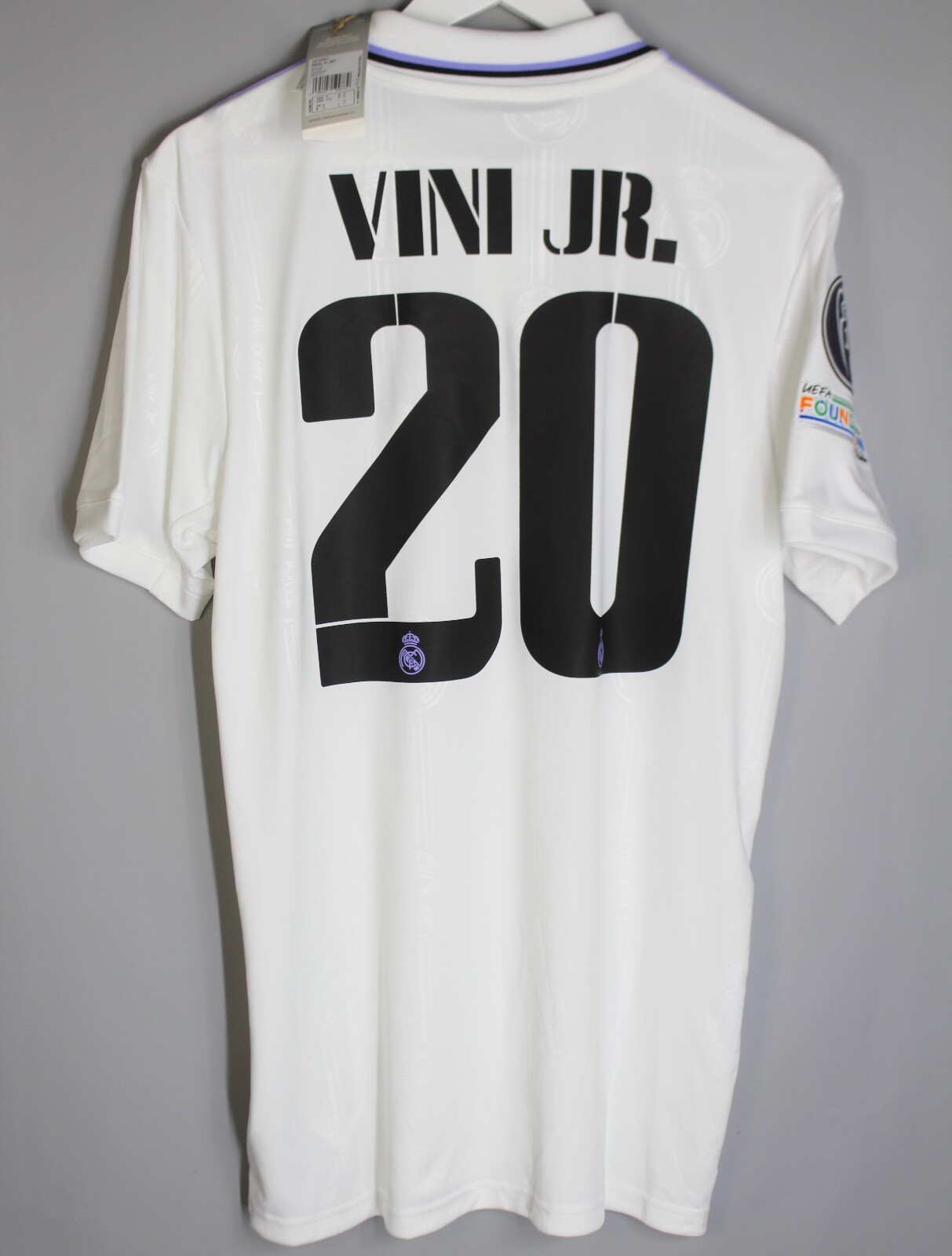 NWT REAL MADRID 2022 2023 HOME UCL FOOTBALL SHIRT CAMISETA