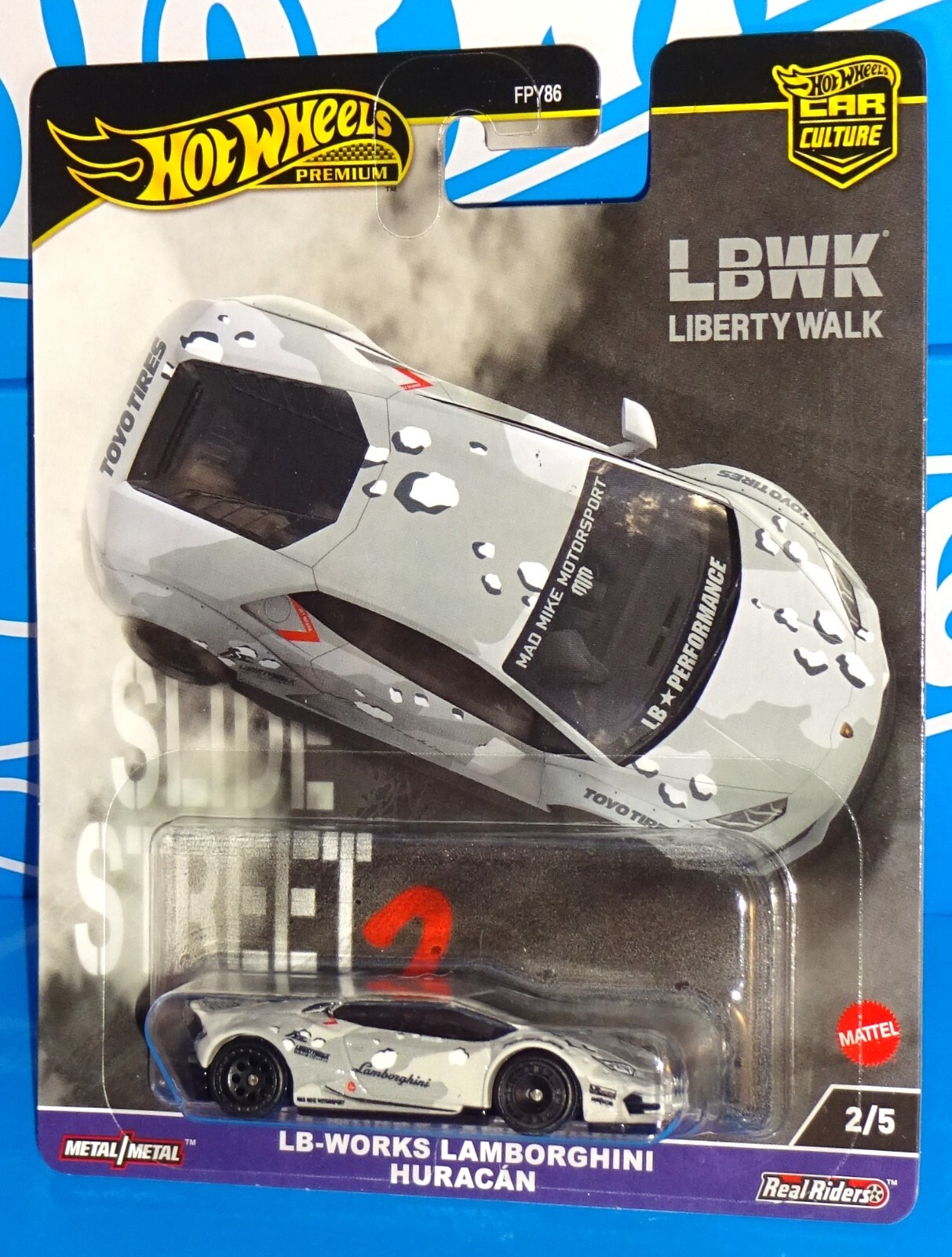 Hot Wheels 2024 Slide Street 2 LB-Works Lamborghini Huracan