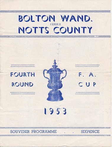 Football FA Cup Fixture Programmes