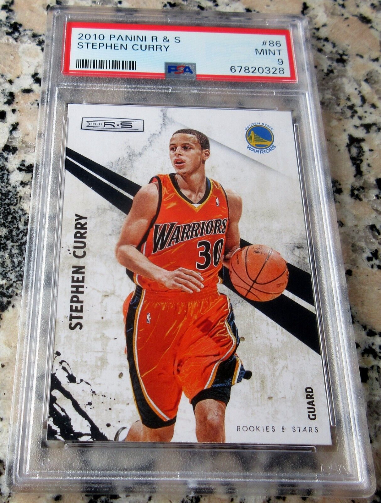 STEPHEN CURRY 2010 Panini Rookies & Stars #1 Draft Pick PSA STEPHEN CURRY 2010 Panini Rookies & Stars #1 Draft Pick PSA