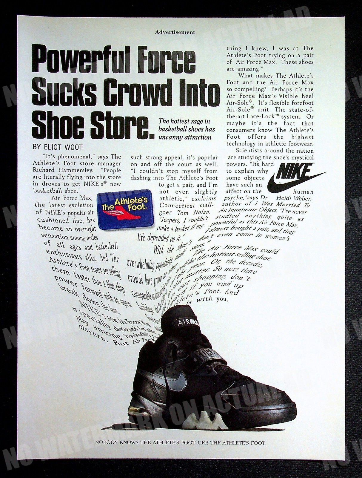 the athlete's foot nike air force