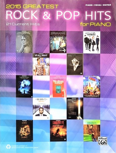 2015 Greatest Rock & Pop Hits for Piano | eBay