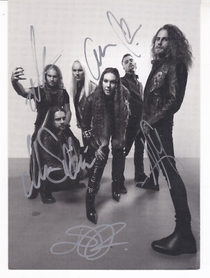 AMARANTHE THE CATALYST SIGNED CD VERY RARE AUTOGRAPHED ALL MEMBERS SWEDISH METAL