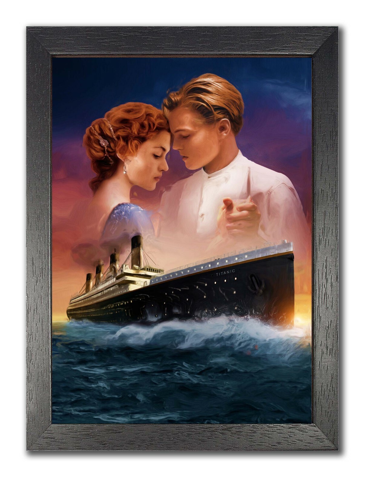 Titanic Painting Rose Jack Dancing Epic Movie Poster Classic