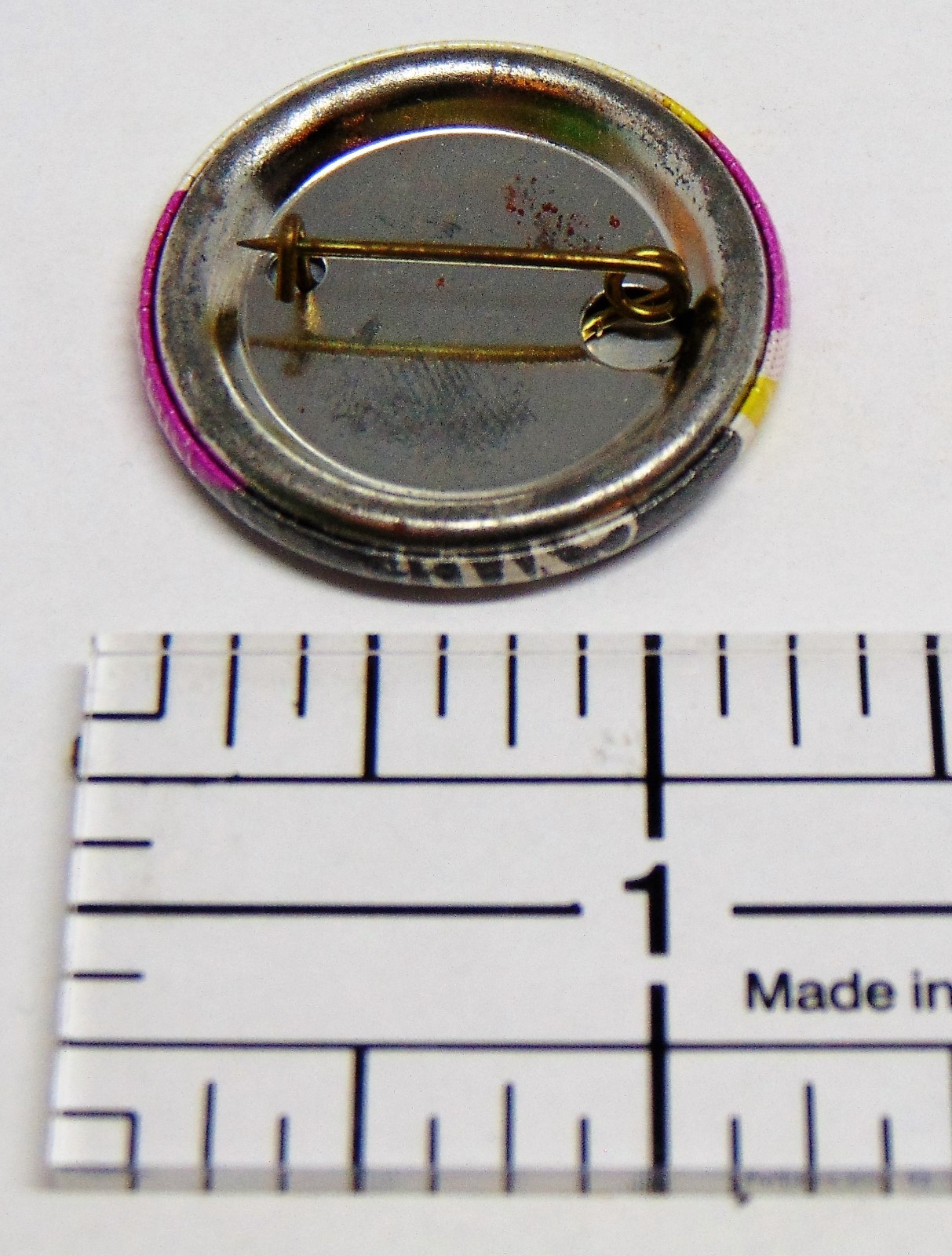 Vintage 1980's Alice Cooper Rock Band Hat Vest Jacket Pin Badge Button Pinback
