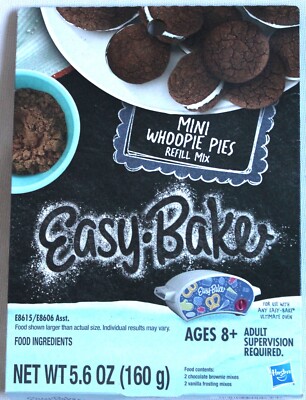 Lot Of 5 Hasbro Easy Bake Oven Mini Whoopie Pies Refill Mixes E8615/E8606 5.6 Oz
