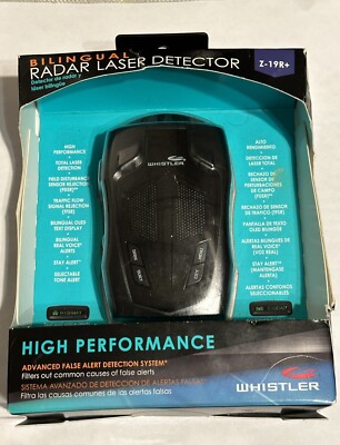 Whistler Z-19R+ Laser Radar Detector (Brand New) Fast Shipping Laser Detector