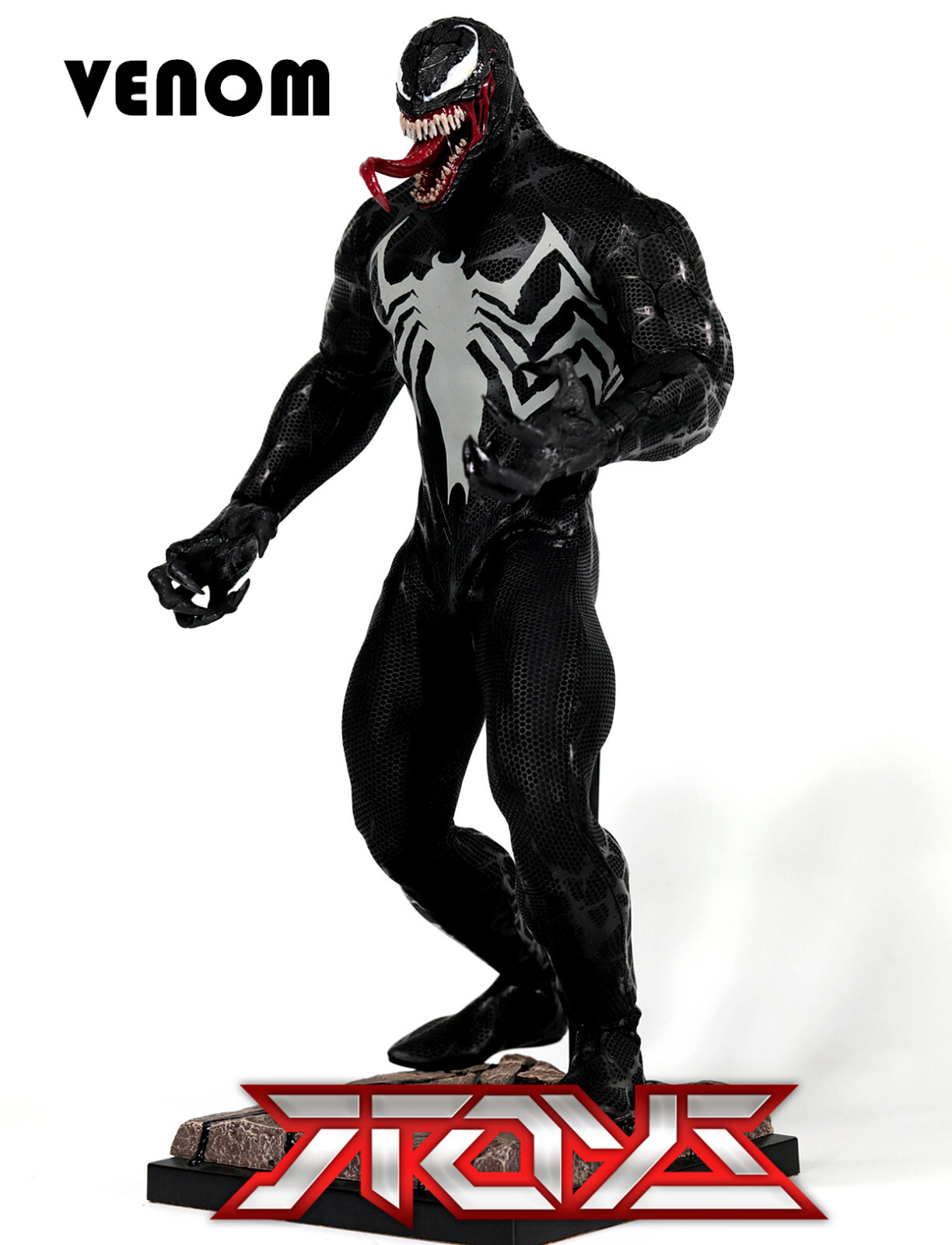 BULLET HEAD ヴェノム VENOM ホットトイズ系 Bullet Head THE POISON Venom Marvel 1/6 Action Figure