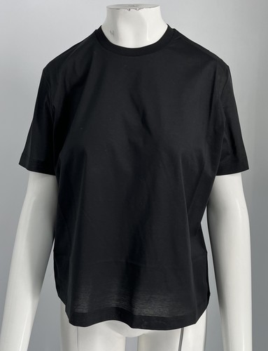 【美品/22-23モデル】PRADA クロップド Tシャツ 三角タグ　黒　S 美品/22-23モデル】PRADA クロップド Tシャツ 三角タグ黒S