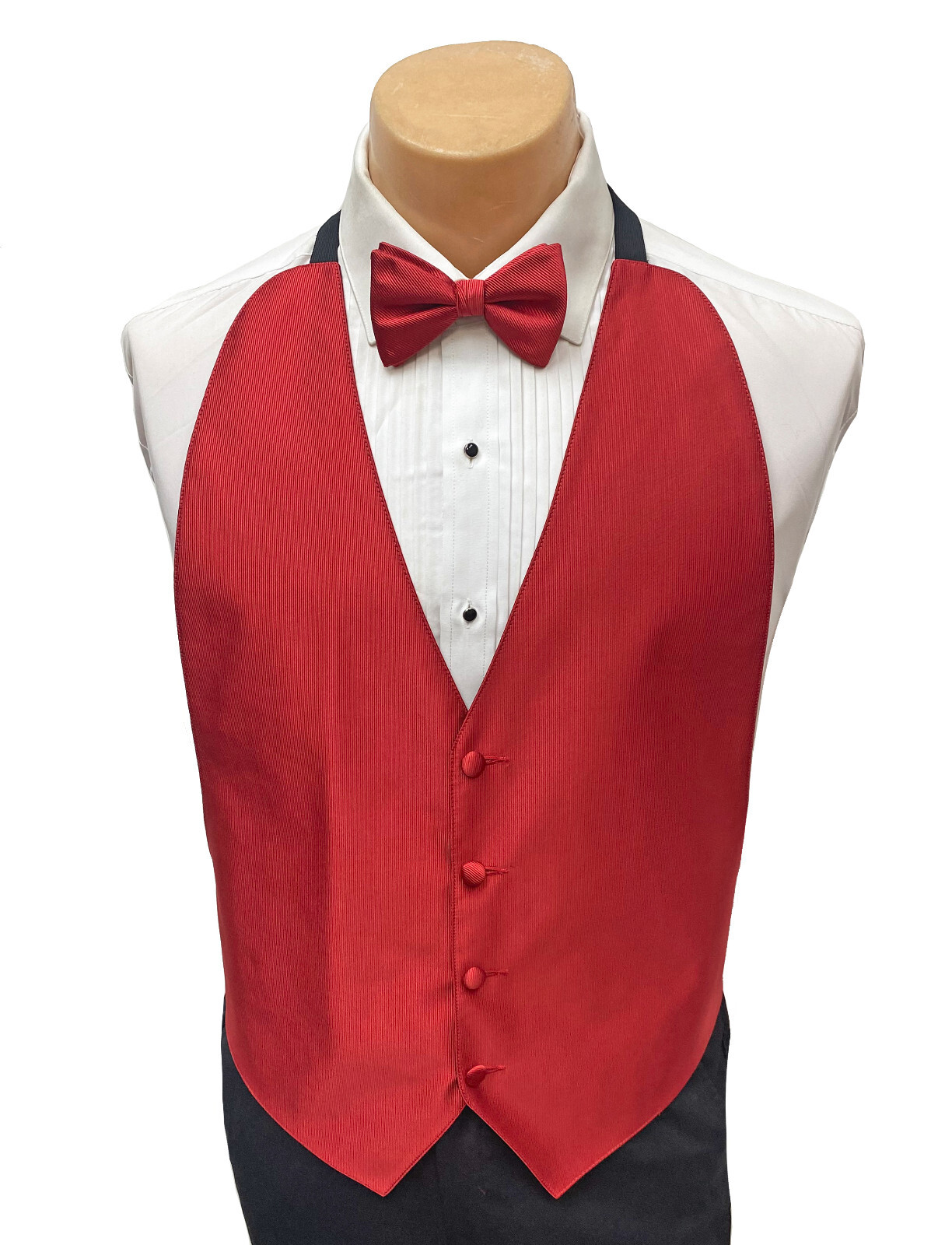 トップス frangant ribbon vest red friartux-apple-red-vest-102ap-