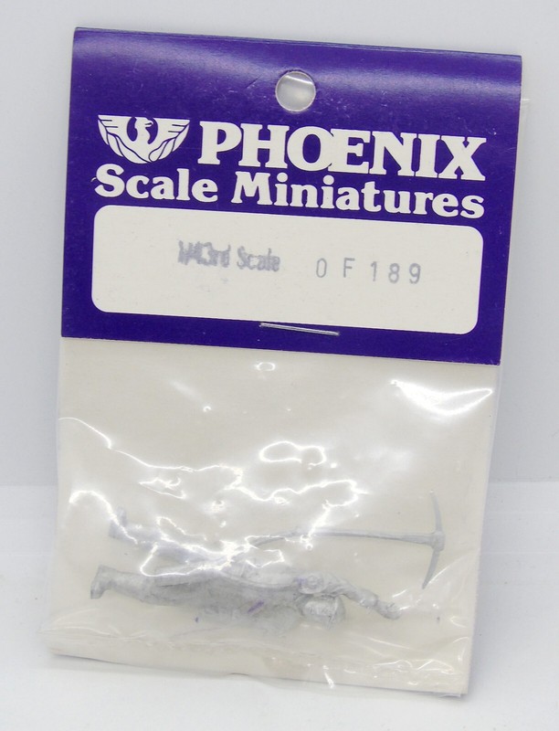 38572 Phoenix Scale Miniatures /Kit Metal / #189 Ouvrier Avec Pioche 1/43