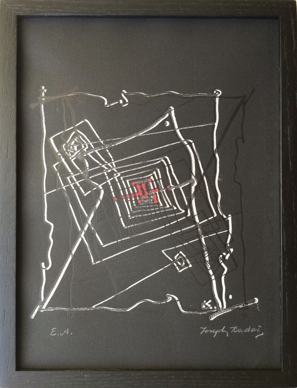 Joseph Kadar 1936-2019,Hongrois.SÃ©Rigraphie RÃ©HaussÃ©E.Sbd.Ea.27x22