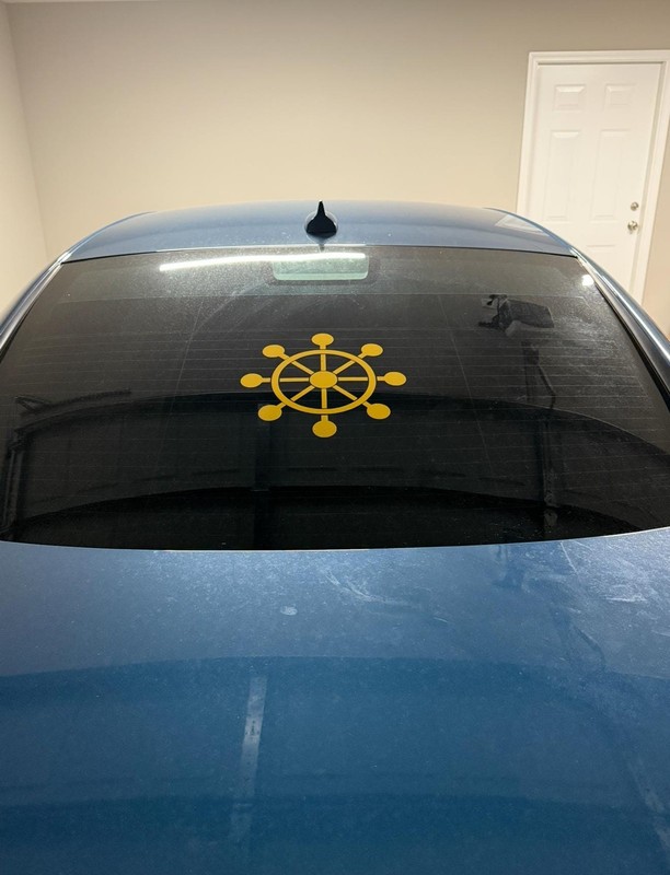 バブル期　HARTGE 　MAHARAJA ステッカー Mahoraga Anime Decal JJK Manga Vinyl Car Sticker Reflective 55+