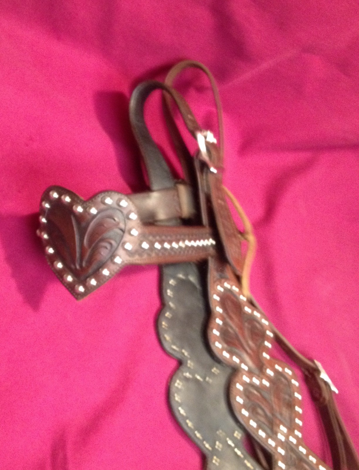 Rare BUDDY FOSTER Card Suit Headstall