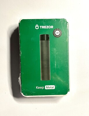 Trezor Keep Metal 24 Word - Crypto Seed Phrase Backup Storage - Aerospace Gra...
