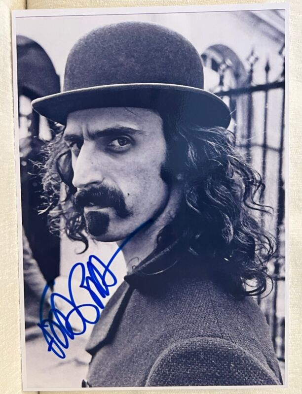 Frank Zappa Real Hand Signed Autographed Photo 8x12 photo COA