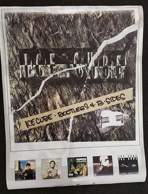 Priority Records 1994 ICE CUBE BOOTLEG & B-SIDES Original Promo Poster 24x36