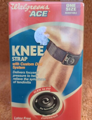 Walgreens Ace Knee Strap w/Custom Dial System One Size Latex Free (Tendonitis)