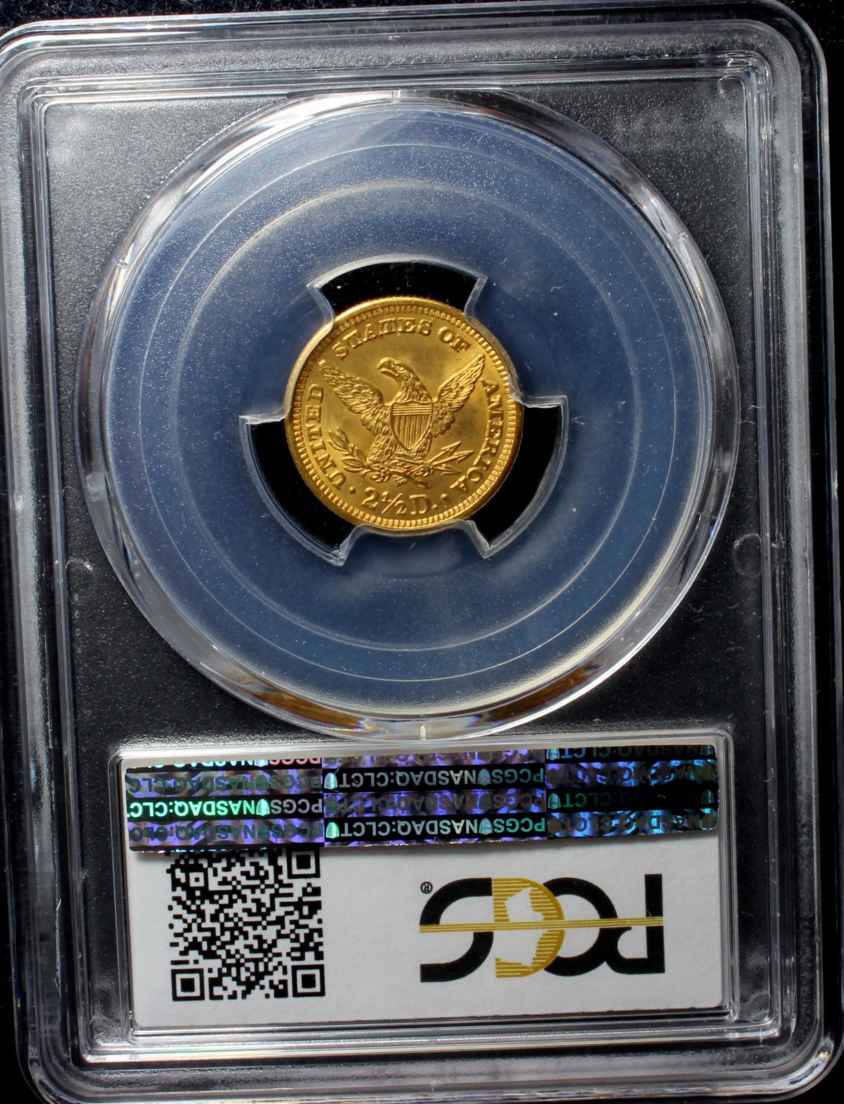 1905 $2.50 GOLD QUARTER EAGLE - PCGS MS-65