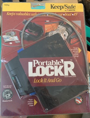NEW! Portable Lock r By Sentry Locker Safe Keep / Safe Combination Lock Box