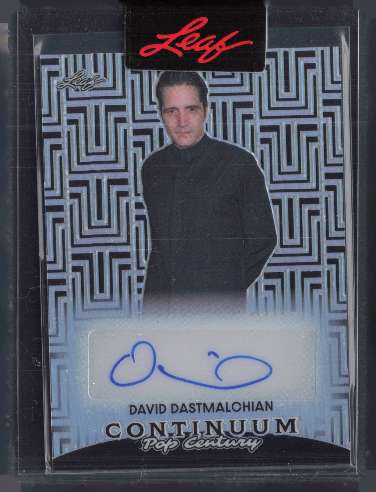 2023 Leaf Pop Century Continuum Black David Dastmalchian 7/10 Auto Autograph
