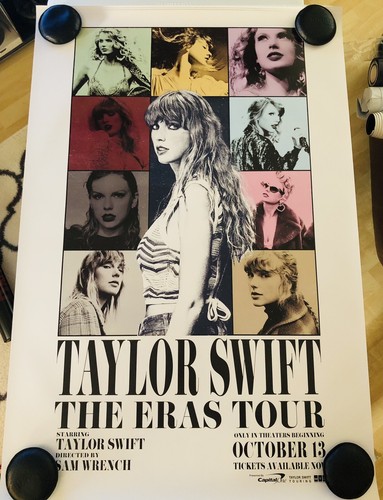 New Taylor Swift Eras Tour Lithograph Poster