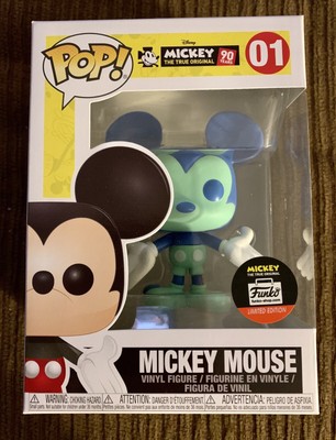 blue and green mickey funko