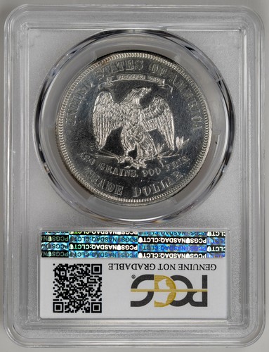 1880 T$1 PR Trade Dollar - PCGS Genuine UNC Details
