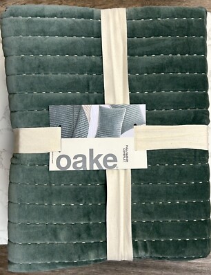 Oake  FULL / QUEEN Quilted Coverlet