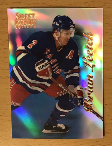 送料無料 内祝い 1996-97 NEW LEETCH BRIAN BLUE MIRROR HOCKEY CERTIFIED SELECT スポーツ選手