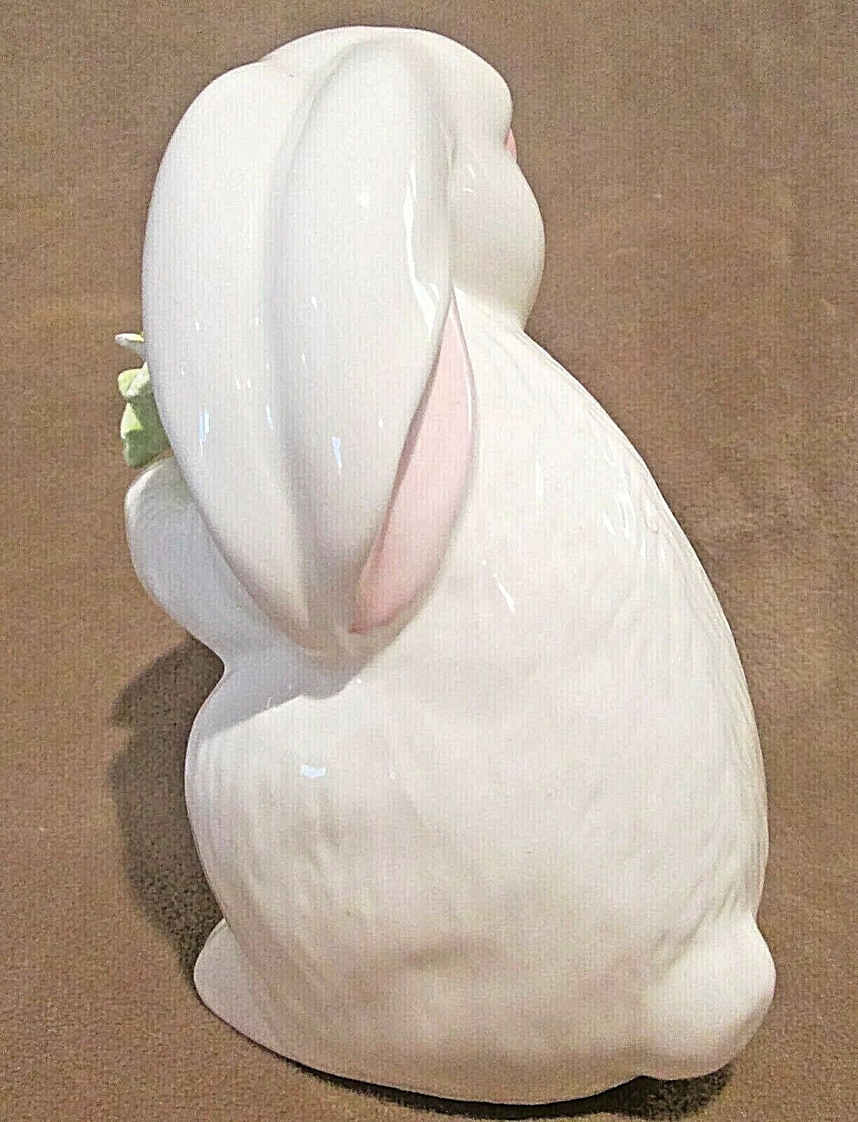 Vintage Porcelain Easter Bunny Rabbit Figurine Collectible Spring Decorative