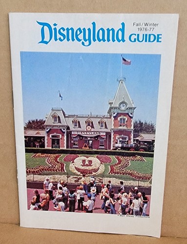 Vintage Disneyland Guide Booklet Fall/Winter 1976-1977 By