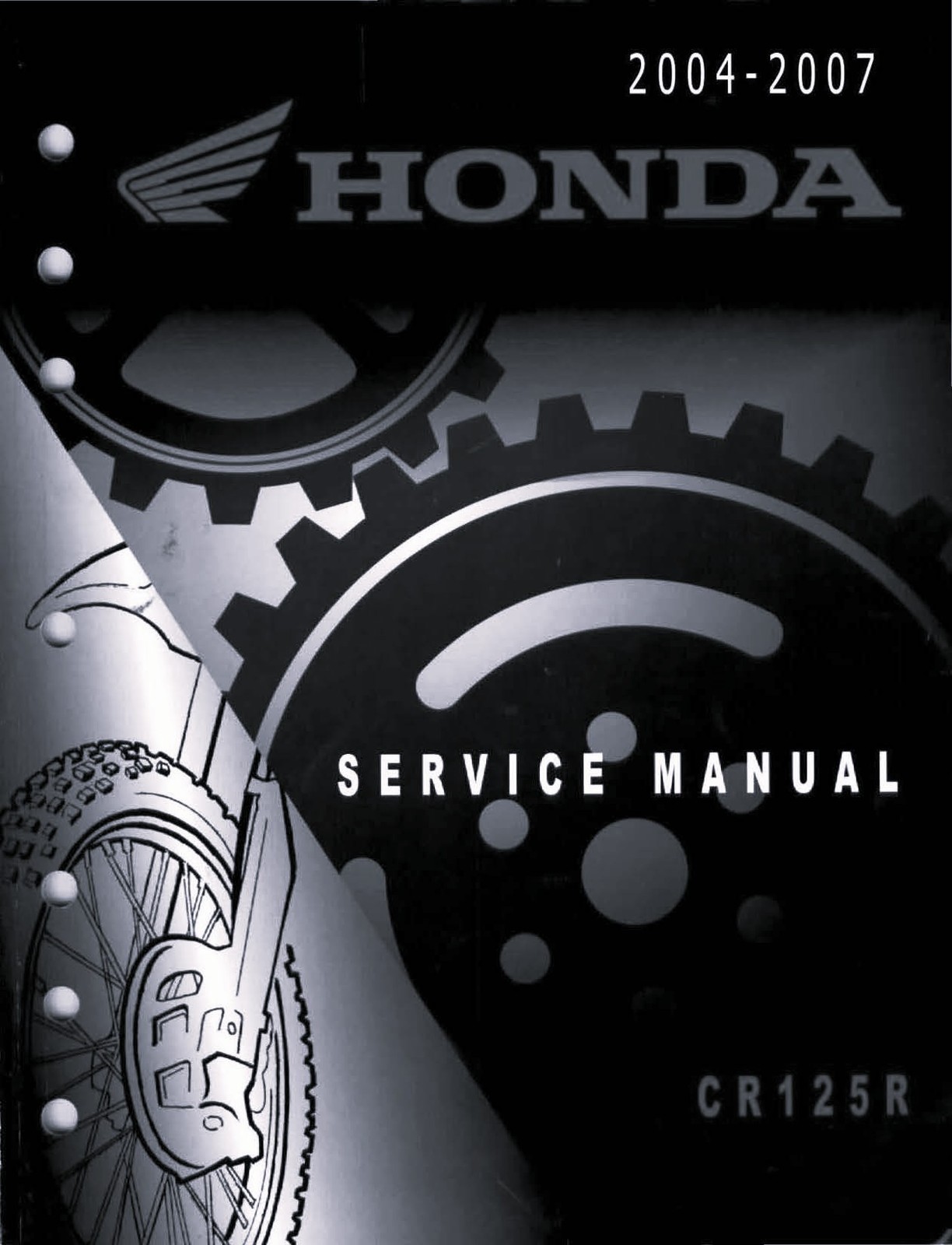 2004 2005 2006 2007 Honda CR125R CR125 R Service Shop Repair Manual