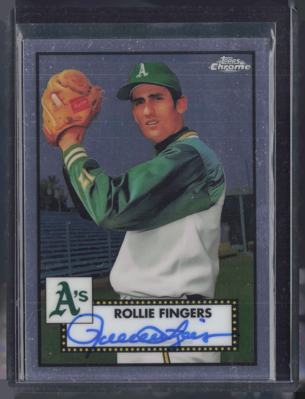 2021 Topps Chrome Platinum Anniversary Rollie Fingers Auto Autograph