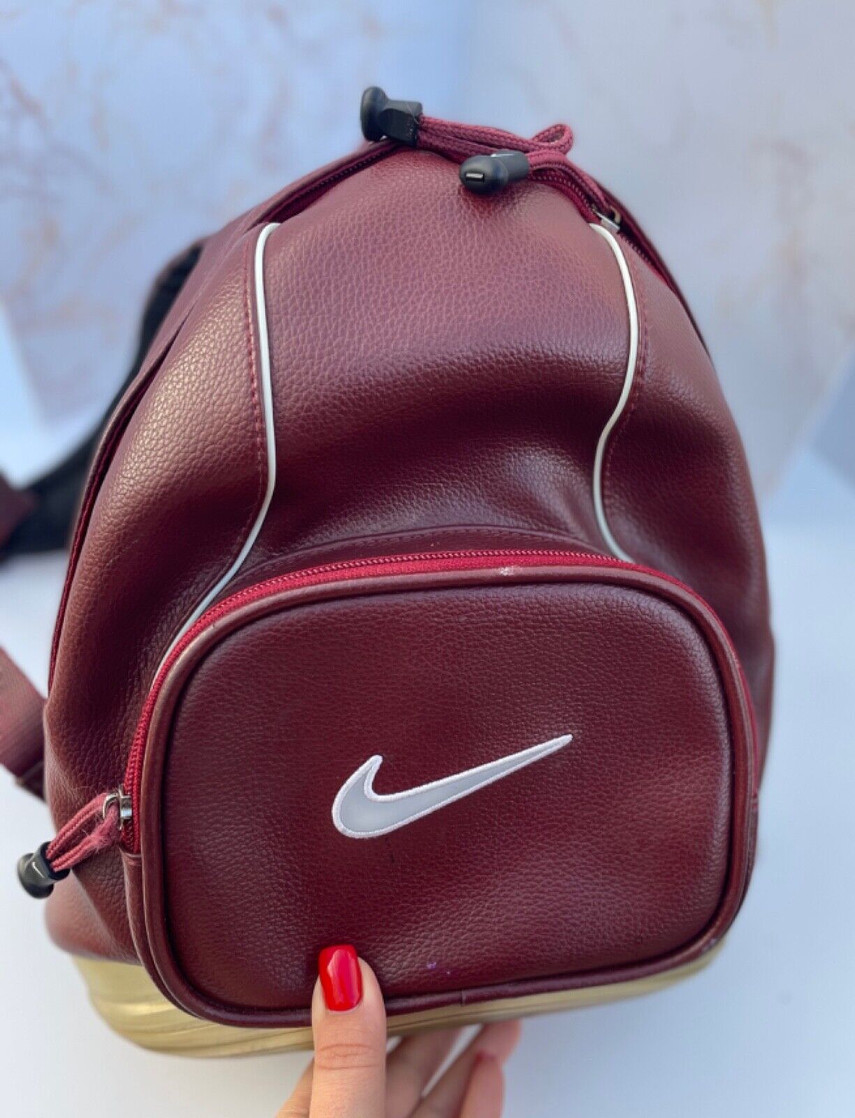 Nike backpack vintage Original 90s leather unisex rare Nike backpack vintage Original 90s leather unisex rare