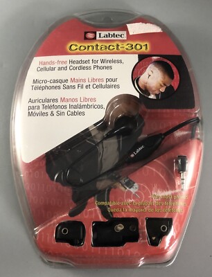 Labtec Headset In Eat 2.5mm Mobile PhoneHeadset & Microphone Adapter D2.4