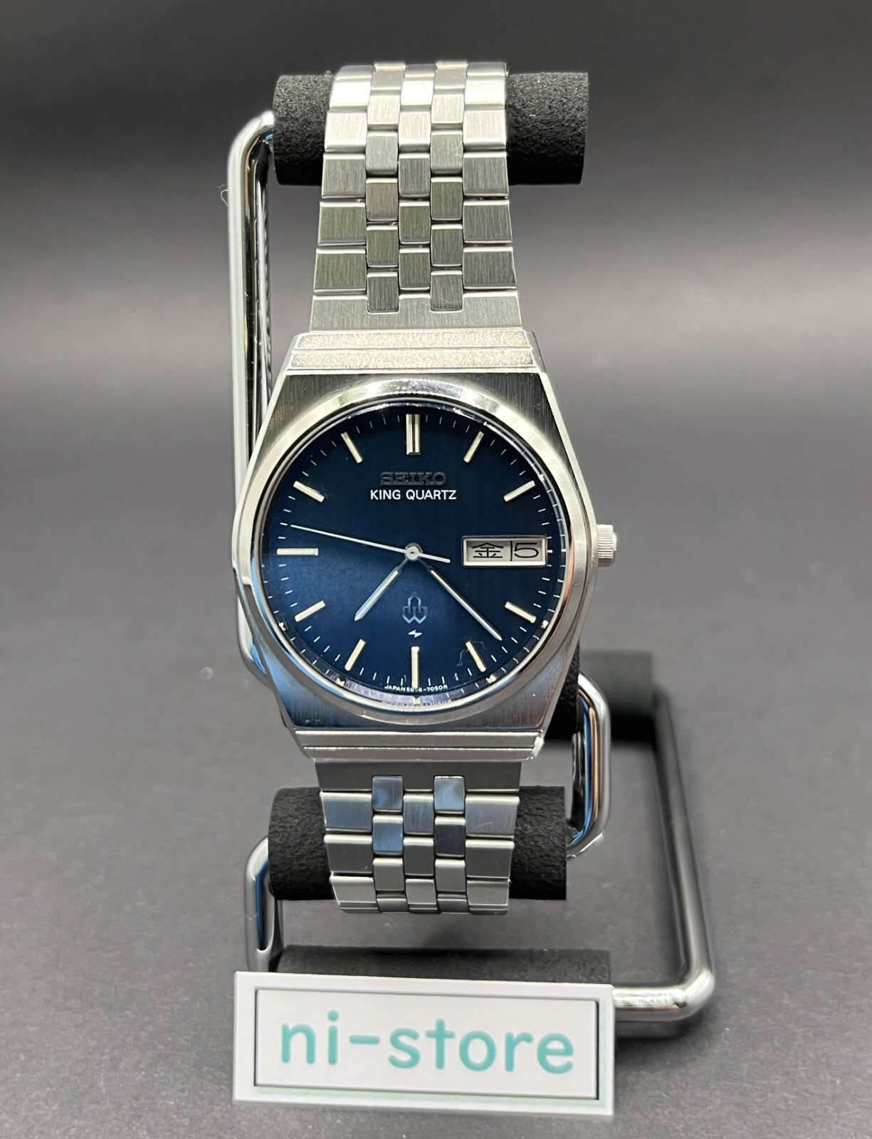 時計 SEIKO Exclusive 2way wrist watch 1993 Seiko Midnight Blue Two Tone Men's Wrist-Watch