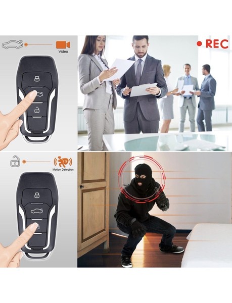 Security system remote and intrusion detection demonstration.